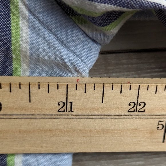 Gulf Traders* Men's Classic Short Sleeve Button Down Curved‎ Hem Shirt~ Medium - Picture 7 of 11